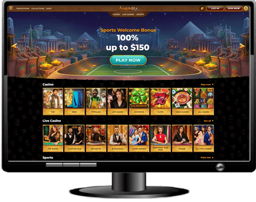AmunRa Casino Website