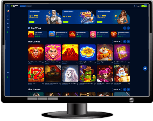 BillionaireSpin Casino Website