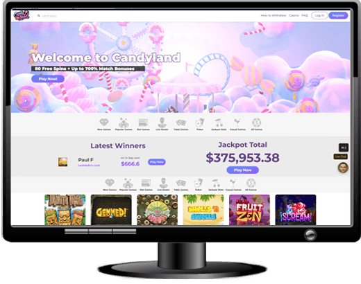 CandyLand Casino Website