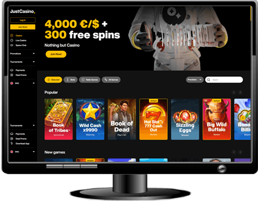 JustCasino Website