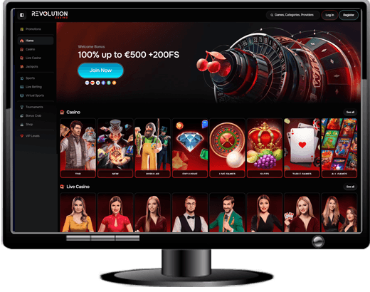 Revolution Casino Website