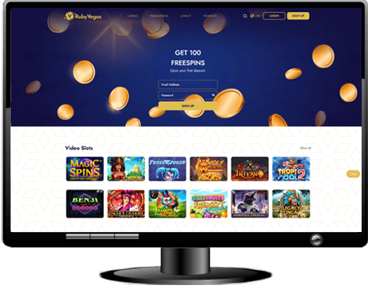 Ruby Vegas Casino Website