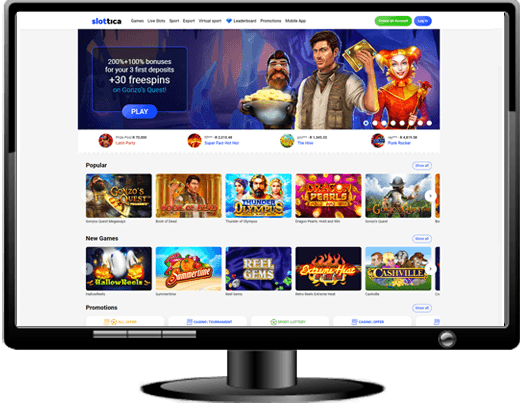 Slottica Casino Website