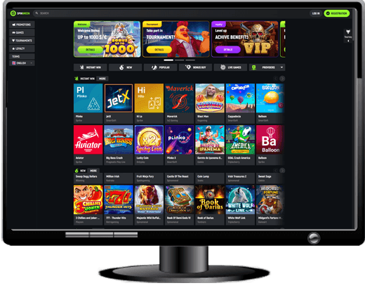SpinGreen Casino Website