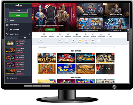 Syndicate Casino Website