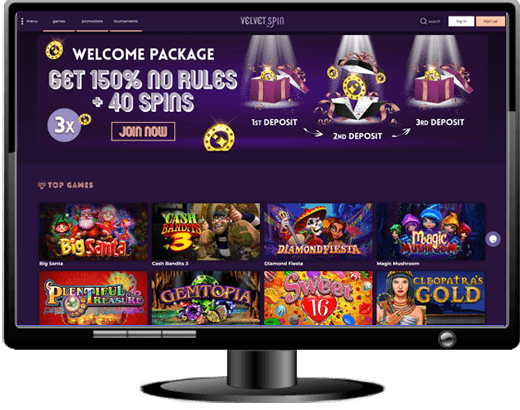 Velvet Spin Casino Website