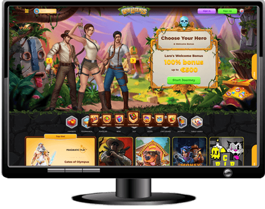 WinLegends Casino Website