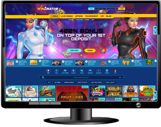 Winzinator Casino Website
